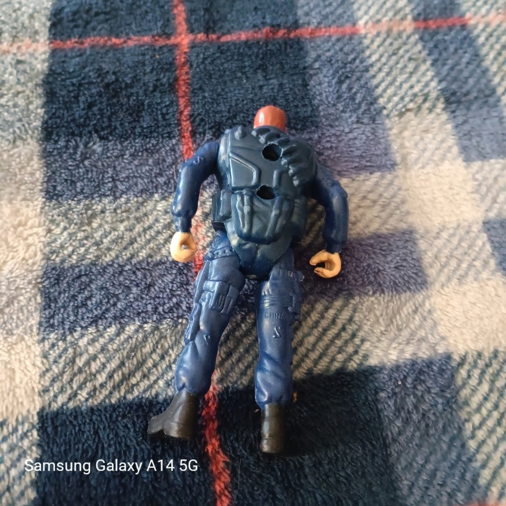 Military Action Figure Set 2 Navy Blue Tactical Soldiers 3.75 Inch Articulated - Picture 7 of 9